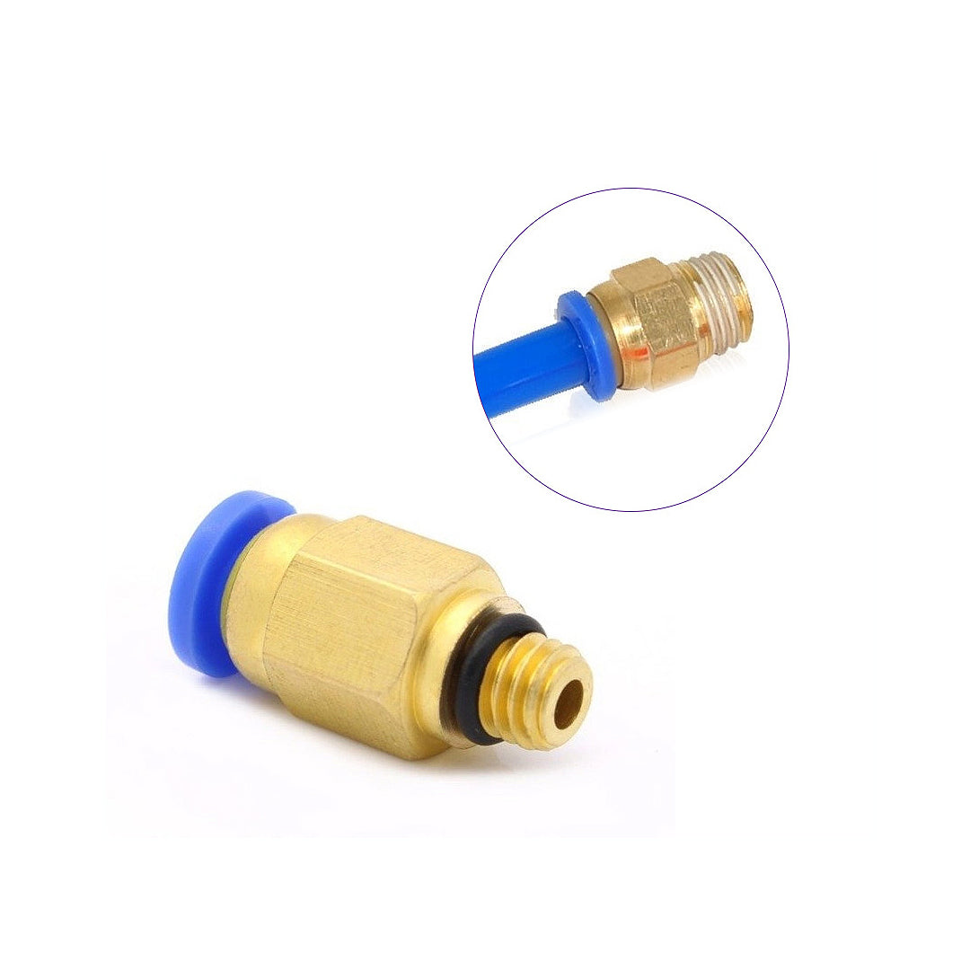 PC4-M6 Pneumatic Fitting - Bowden Tube Coupler