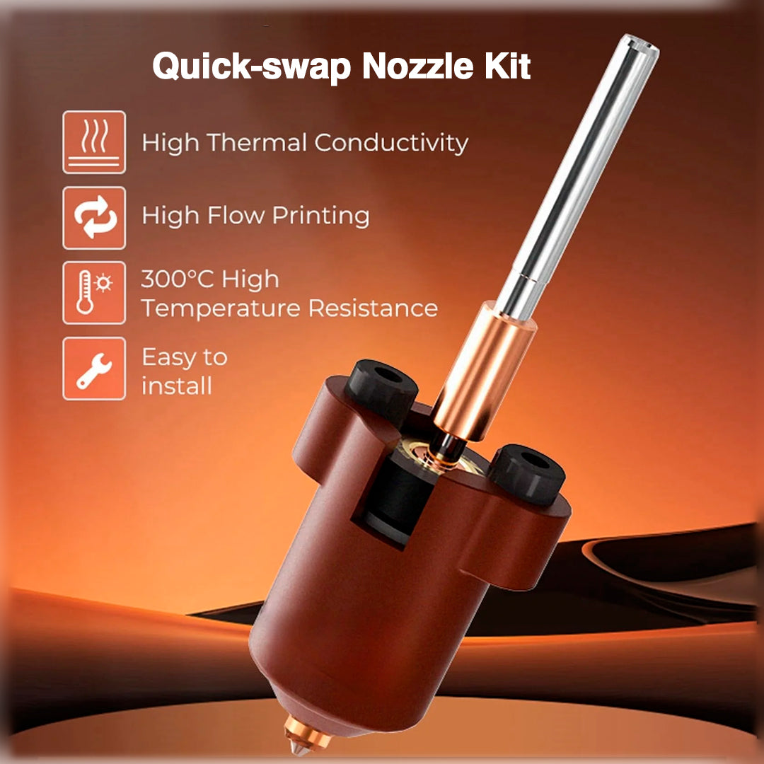 Heating Block Kit for Creality K1C / K1 Max Quick‑Swap Nozzle Kit