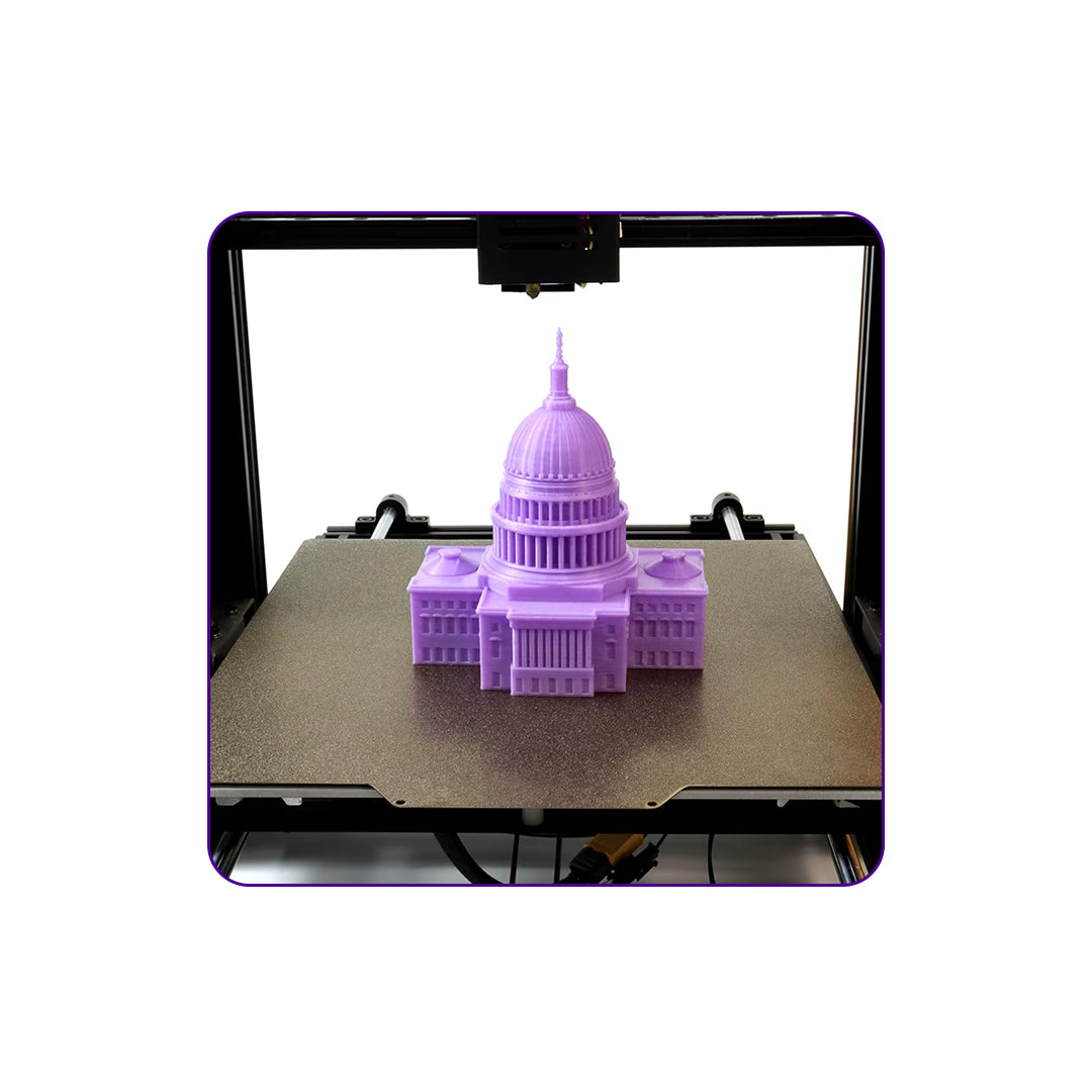 Double-Sided PEI Spring Steel Build Plate (310x310mm) – Without Soft Magnetic Base