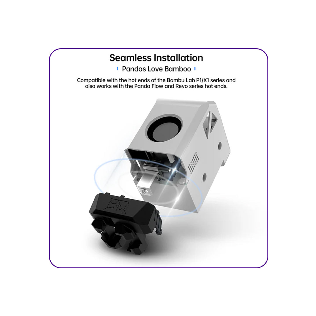BIQU Panda Jet Cooling Fan Duct for Bambu Lab X1/P1 Hotend & Panda Revo