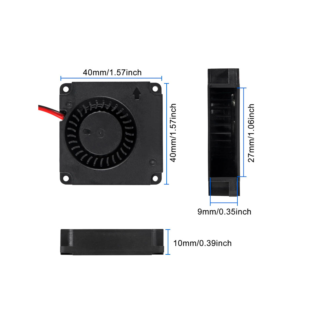 4010 5V Turbo Fan (1-Meter Cable)