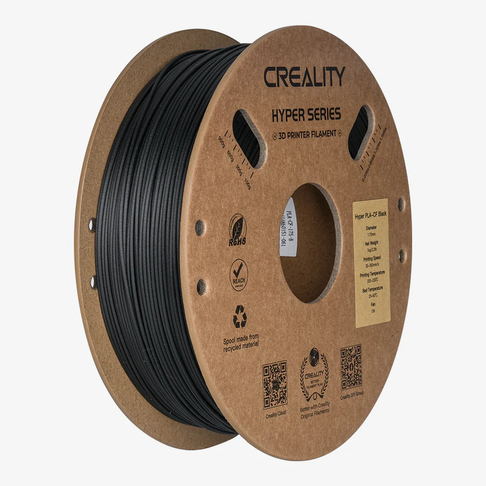 Creality Hyper PLA-CF Black 3D Printing Filament 1kg 1.75mm
