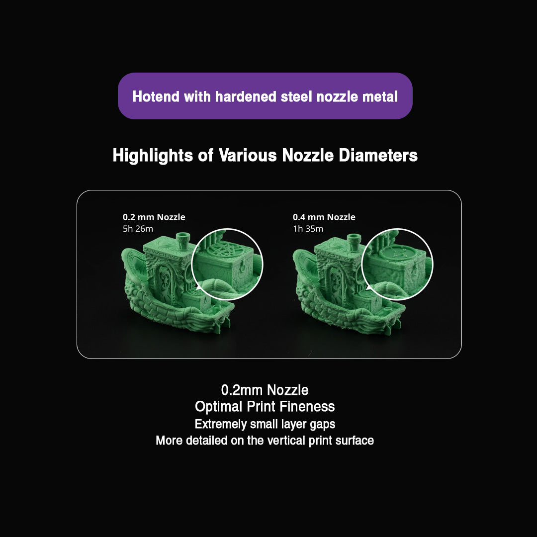 Hotend with Hardened Steel Nozzle for Bambu Lab X1 / P1 series - MakerParts 3D