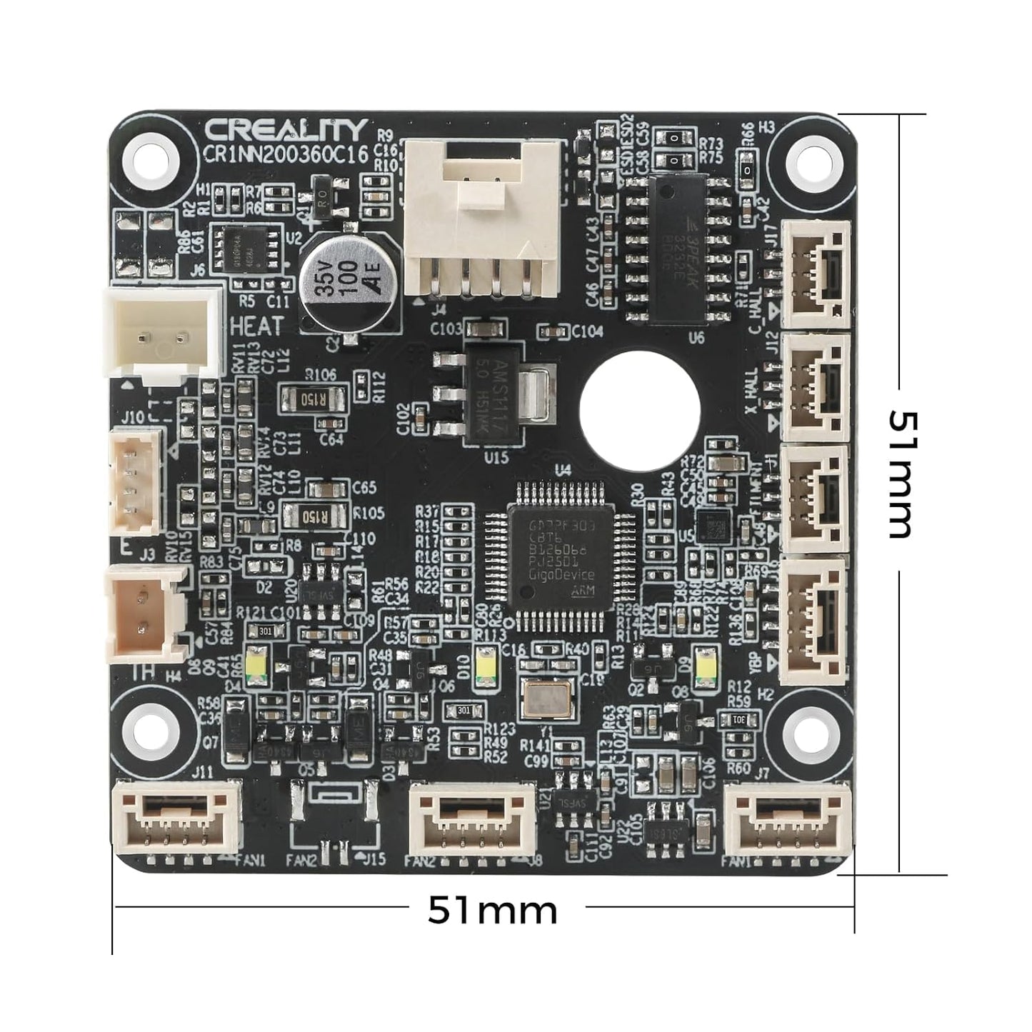 Creality Hi Hotend Adapter Board – Replacement PCB for Hi Series Original Hotend System