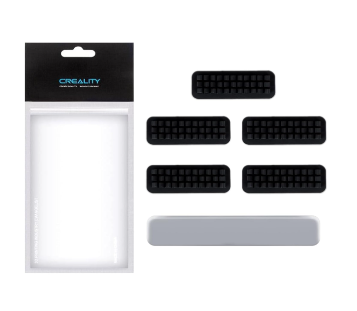 Creality Hi Nozzle Wiper Module Combo Pack - (5 Silicone + 1 Metal) - Official Replacement