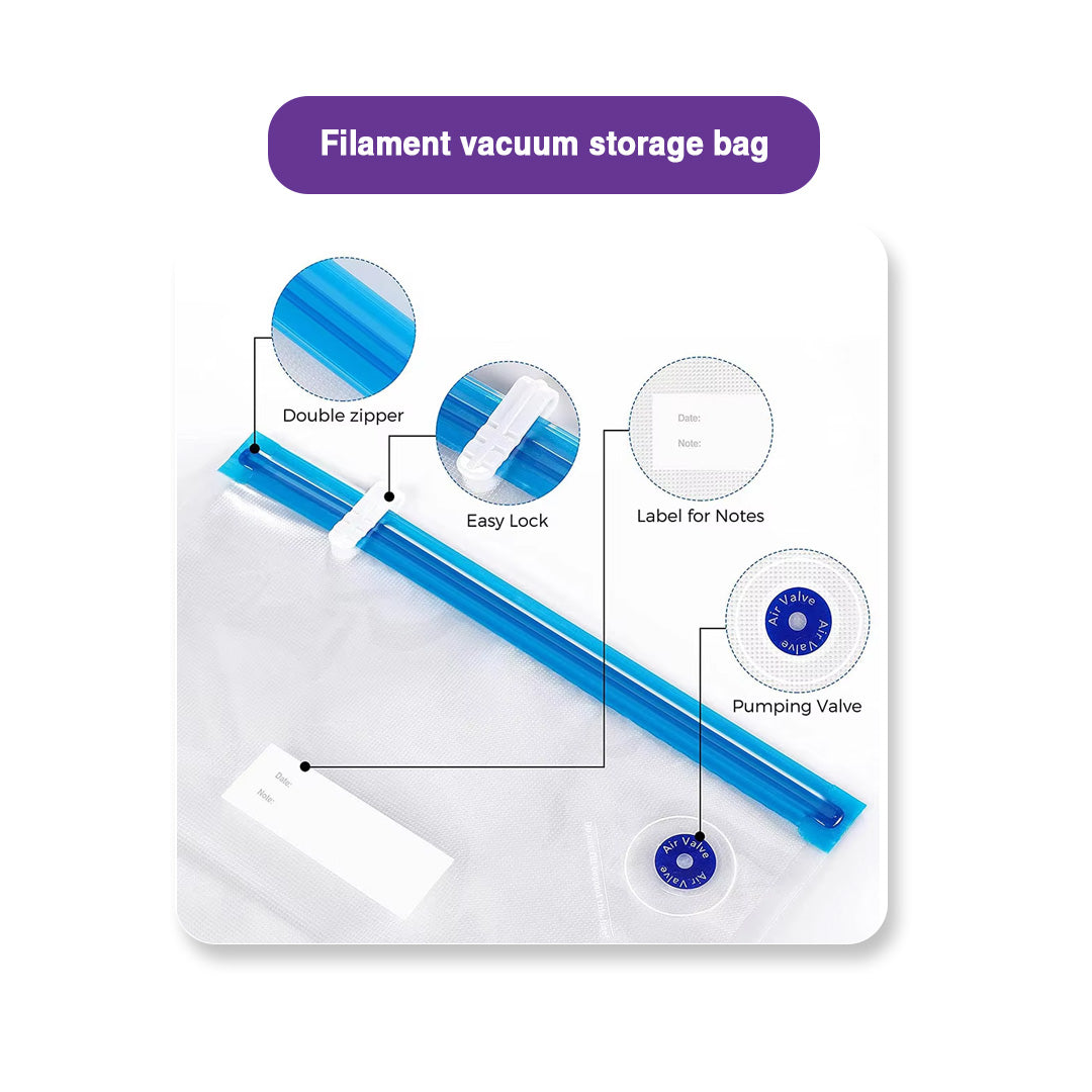 Filament Storage Vacum Bags