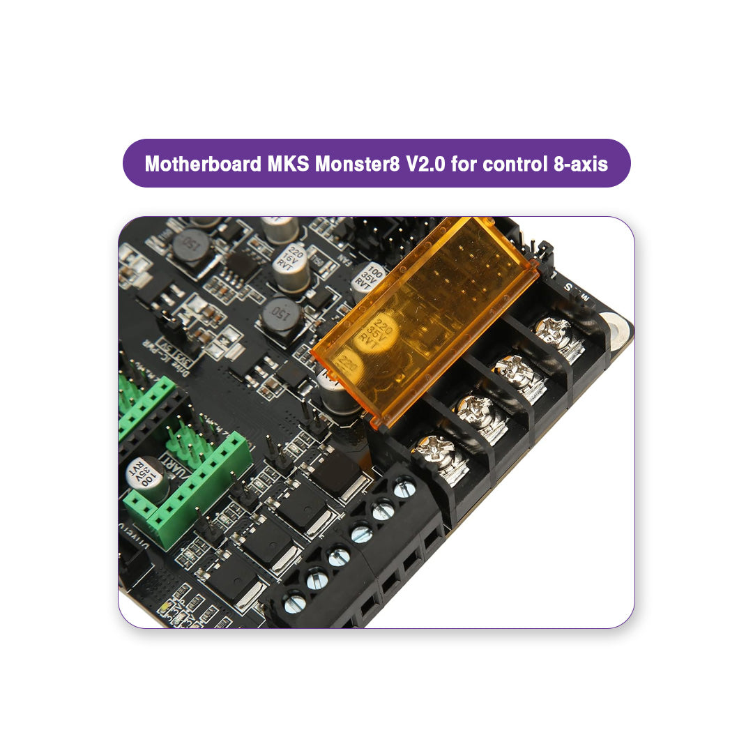 MKS Monster8 V2.0 Motherboard for Control 8-axis - MakerParts 3D