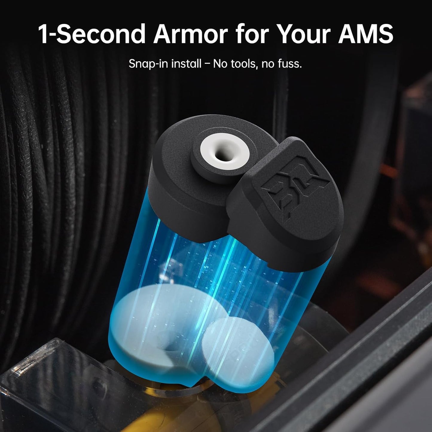 BIQU Panda AMS Guard Set (4-Pack)– Ceramic Inlet Upgrade for Bambu Lab AMS, Wear-Resistant Protection for Multicolor Printing