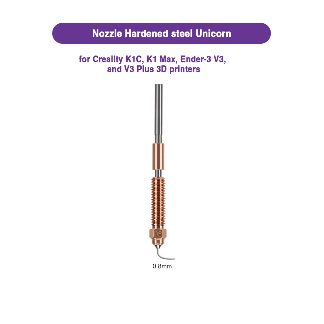 Hardened Steel Nozzle Unicorn