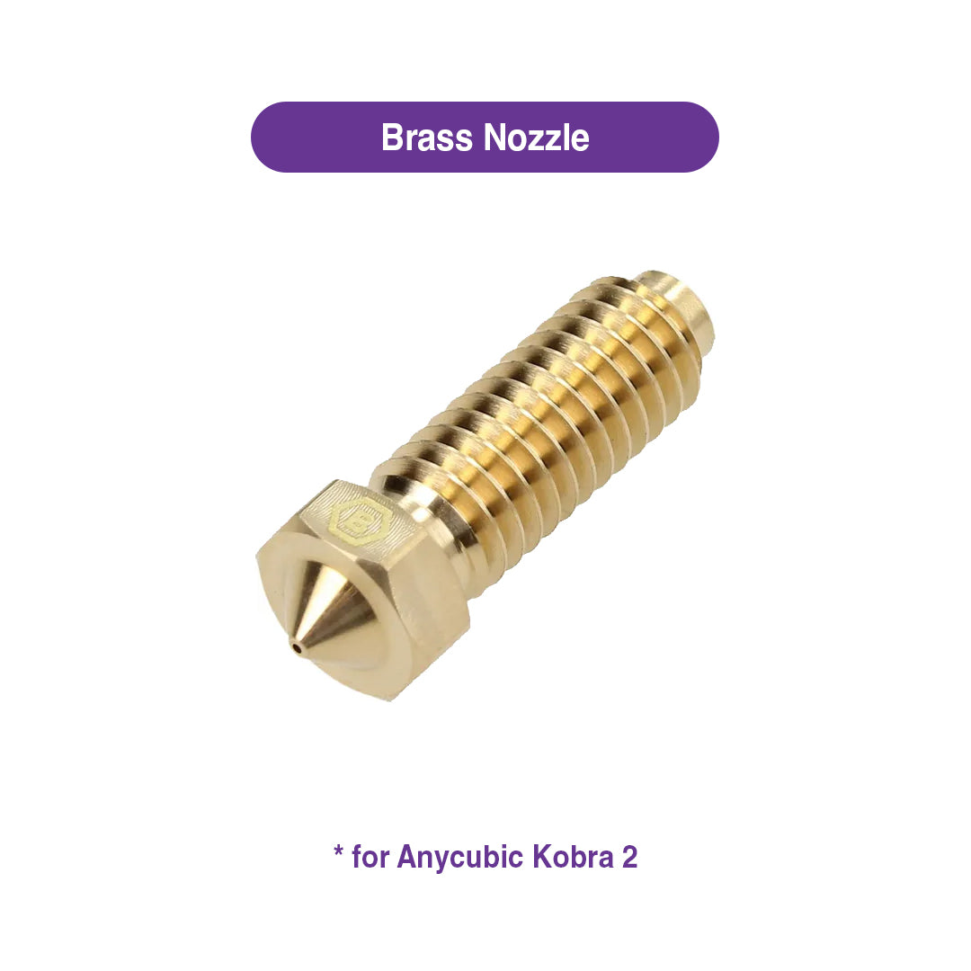 Brass Nozzle for Anycubic Kobra 2 Series (0.2 to 1.0mm) - MakerParts 3D