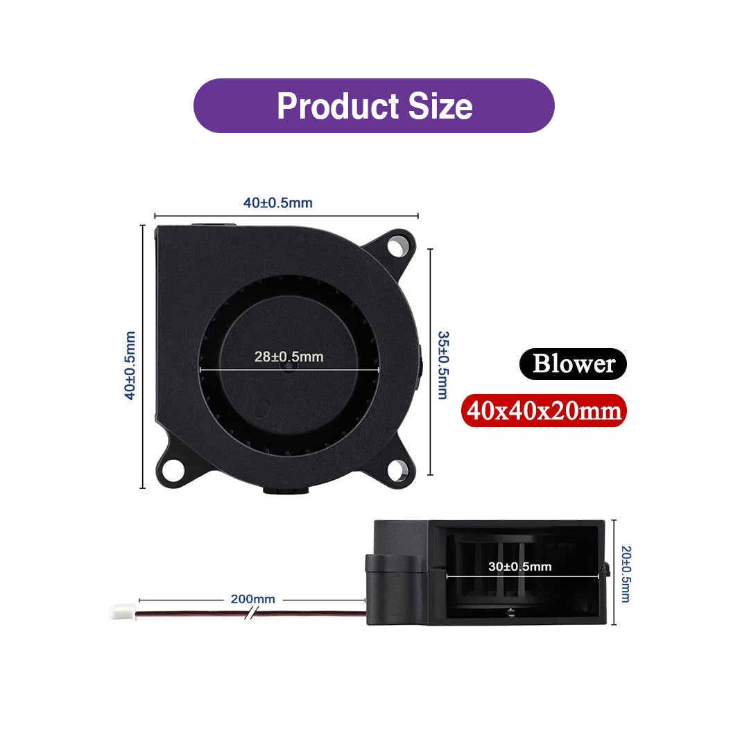GDSTIME 4020 24V Dual Ball Bearing Fan - MakerParts 3D
