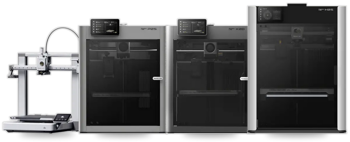 Bambu Lab A1, P2S, X2D and H2S 3D printers