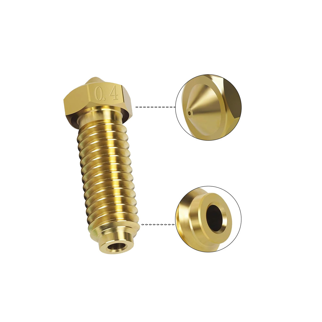 Brass Nozzle for Anycubic Kobra 2 Series (0.2 to 1.0mm) - MakerParts 3D