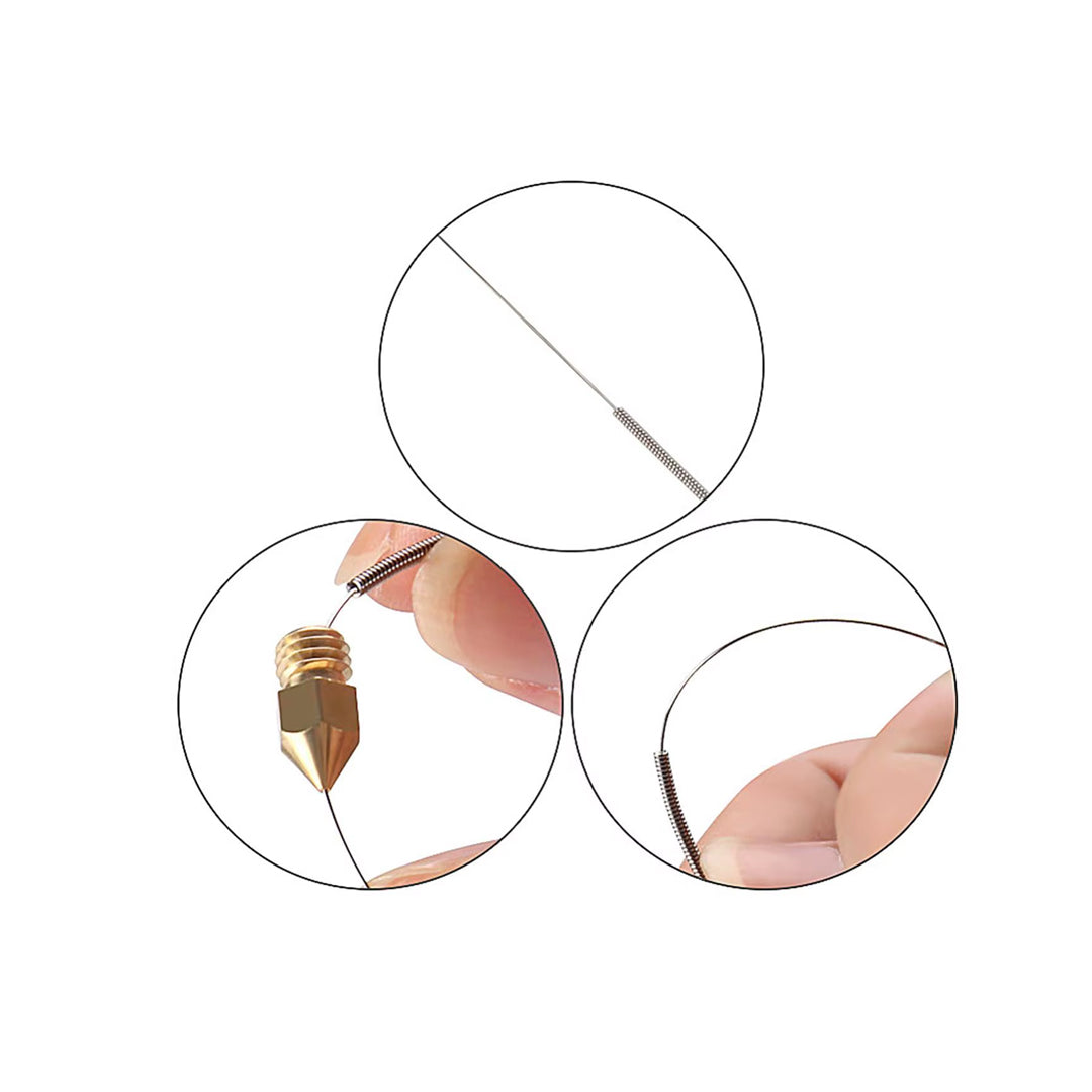 MK8 Extruder Brass Nozzles and Cleaning Kit (41 Pcs) - MakerParts 3D
