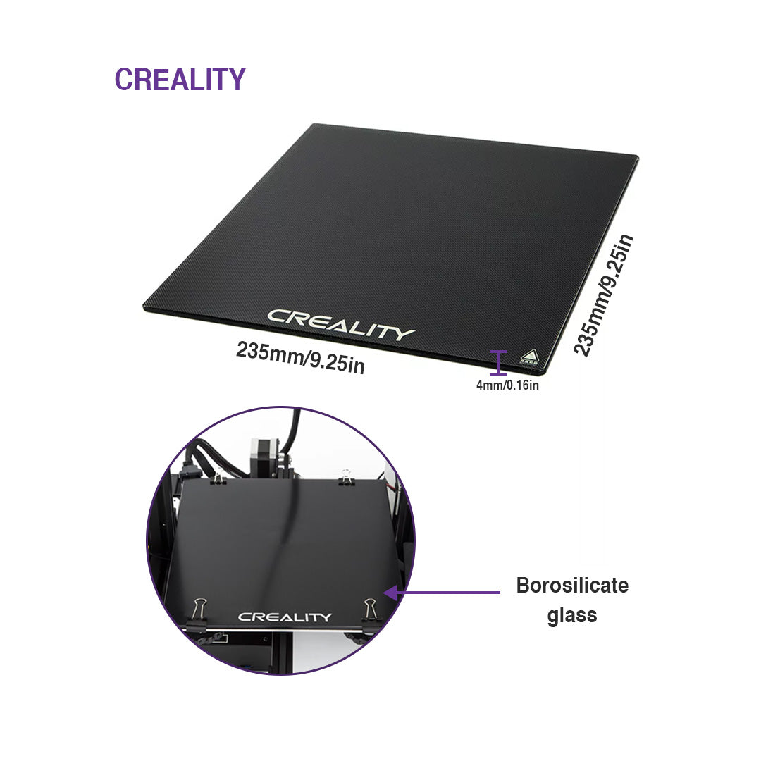 Creality 3D Printer Glass Ultrabase Heated Bed Build Surface