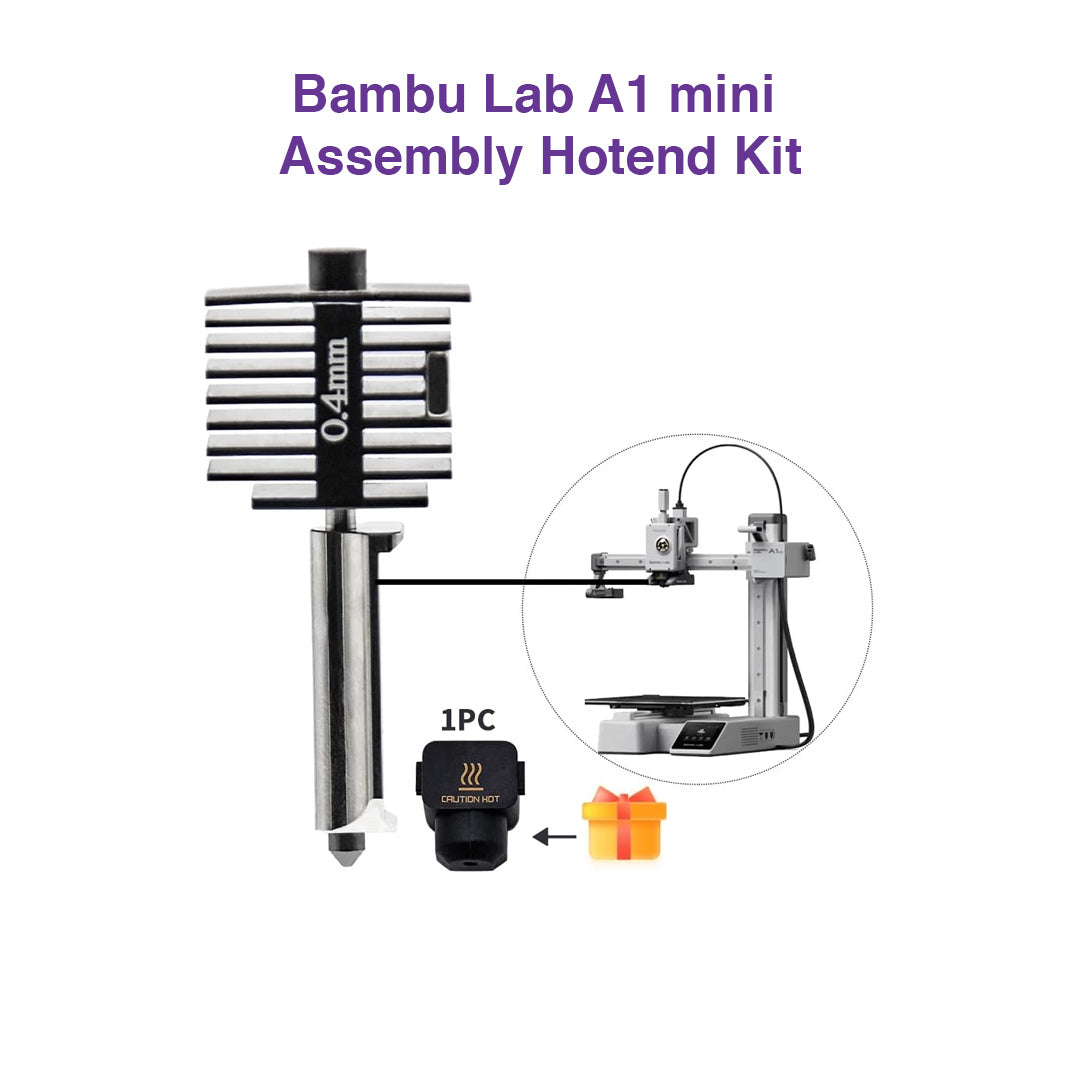 Upgrade 2.0 Hotend For Bambu Lab A1 / A1 Mini 0.4mm Nozzle - MakerParts 3D
