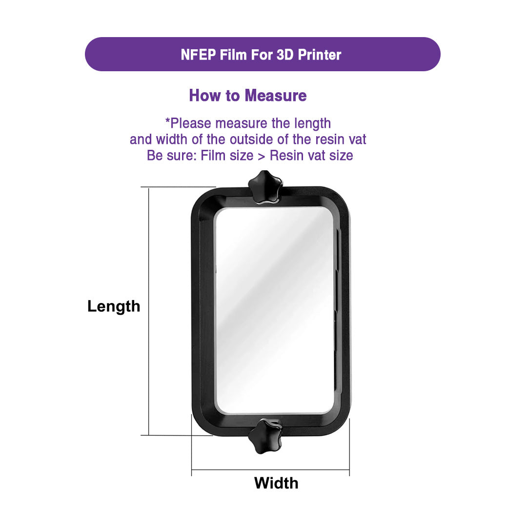 NFEP Film for Elegoo Saturn 2/3 290mmx210mm - MakerParts 3D