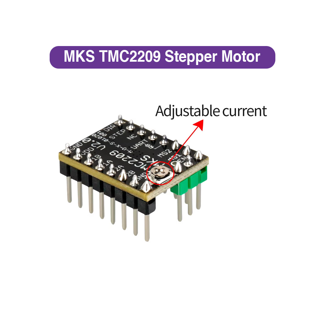 MKS TMC2209 Stepper Motor Driver Module - Silent and Powerful - MakerParts 3D