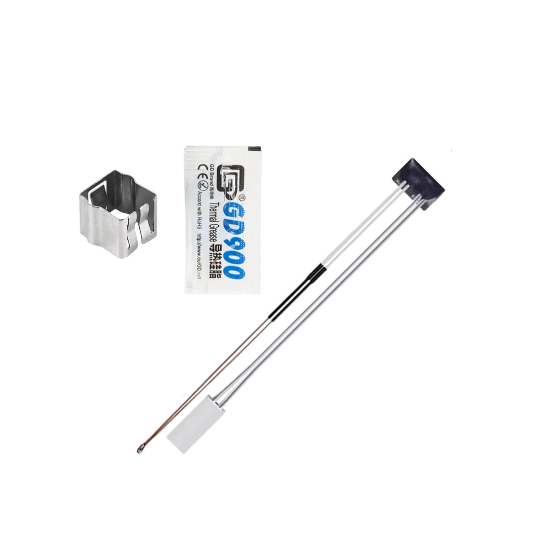 24V 65W Ceramic Heater & Thermistor for Bambu Lab P1P/P1S with Metal Clips - MakerParts 3D