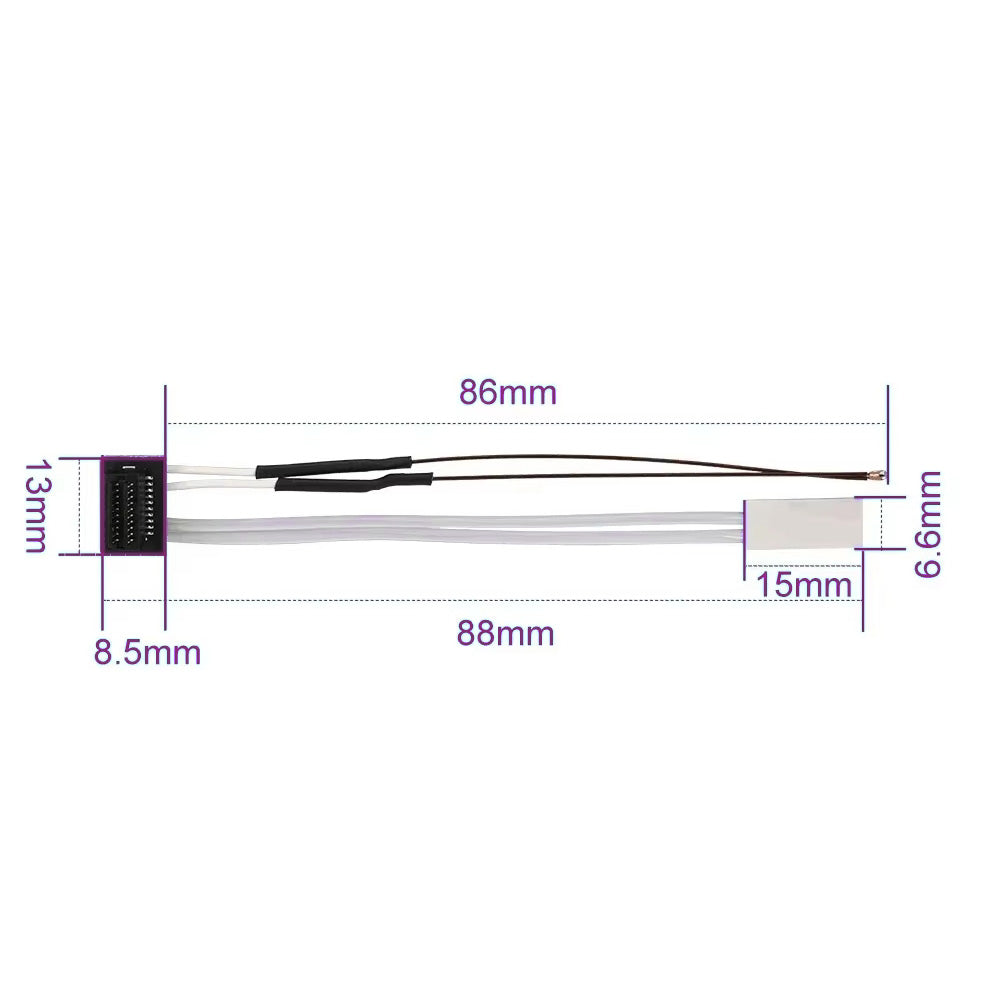Thermistor + Ceramic Heater for Bambu Lab P1P/P1S – 24V 48W, 300°C - MakerParts 3D