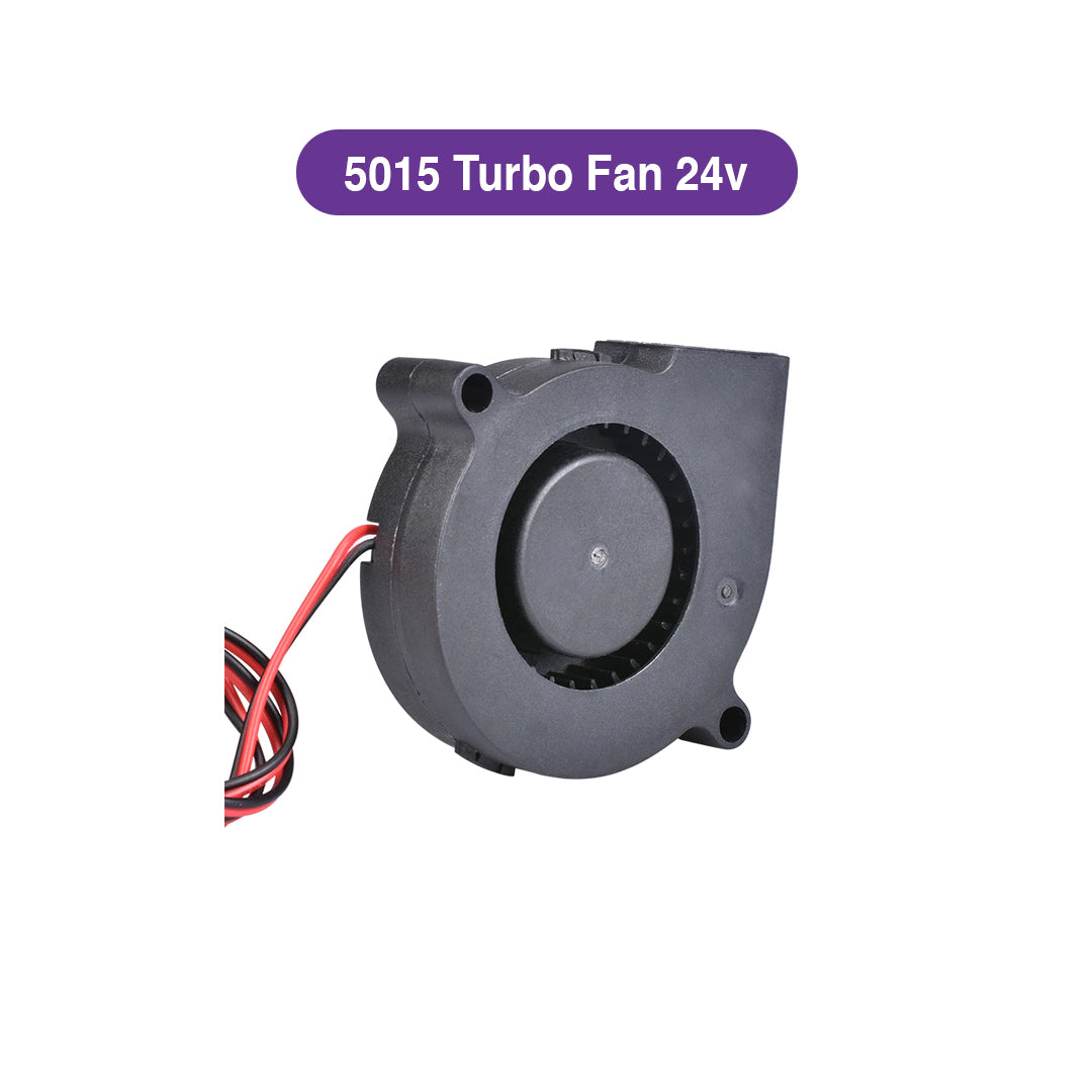5015 Turbo Fan 12V / 24V for 3D Printers - High-Performance Cooling - MakerParts 3D