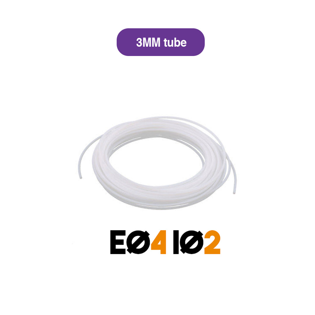 Teflon PTFE Tube 3mm – Durable Tubing for Precision Applications - MakerParts 3D