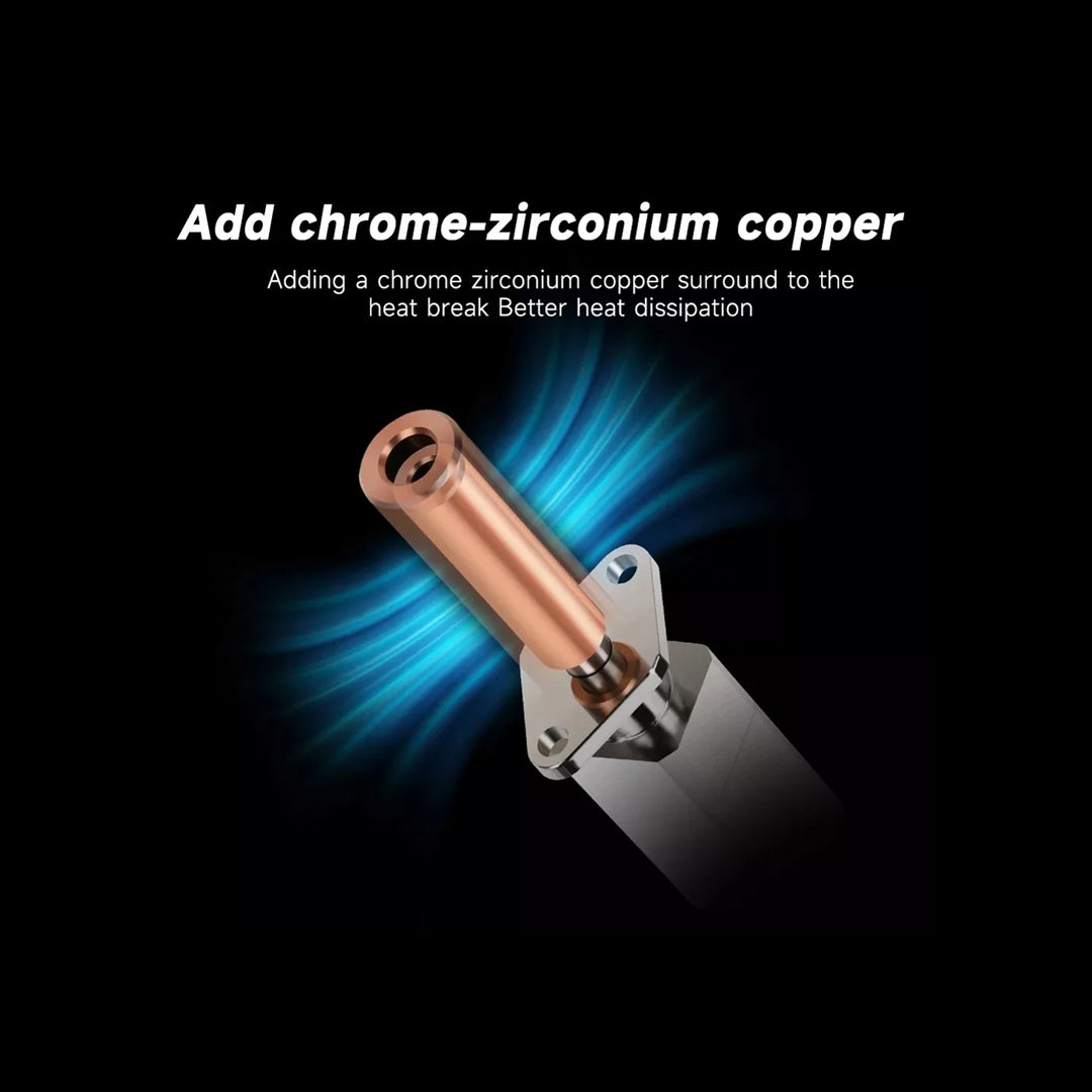 TZ-2.0 Extrusion Head (Red) for Bambu Lab P1 Series - Single Nozzle Required - MakerParts 3D