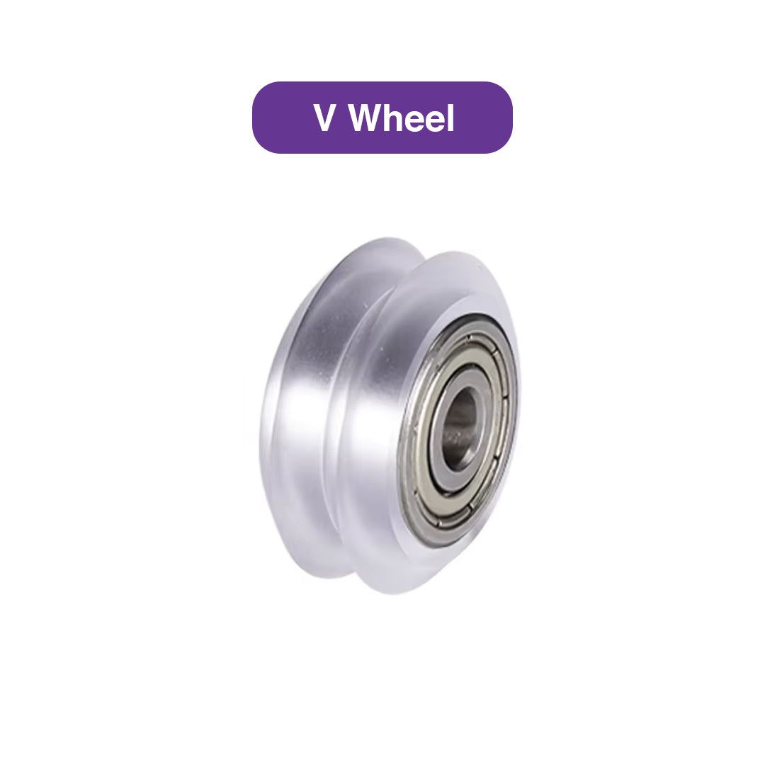 Transparent Color Pulley Wheel / V Whell (Inner Hole 5mm) - MakerParts 3D