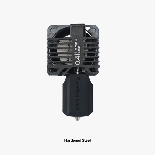 Bambu Lab P1 Series Complete Hotend 0.4 mm Hardened Steel – Quick-Swap Unit