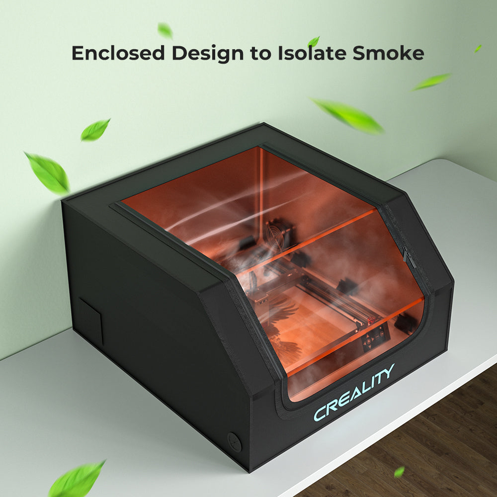 Creality Protective Cover for Laser Engraver – Enclosed Smoke & Dust Isolation