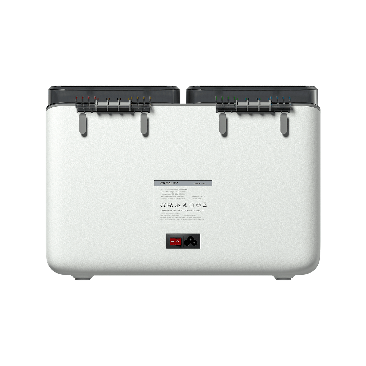 Creality SpacePi X4L Filament Dryer | 4-Spool Multi-Color Drying