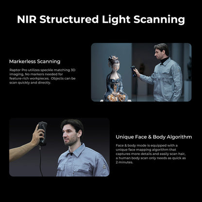 Creality Raptor Pro 3D Scanner – High-Speed Laser + NIR System for Medium & Large Objects