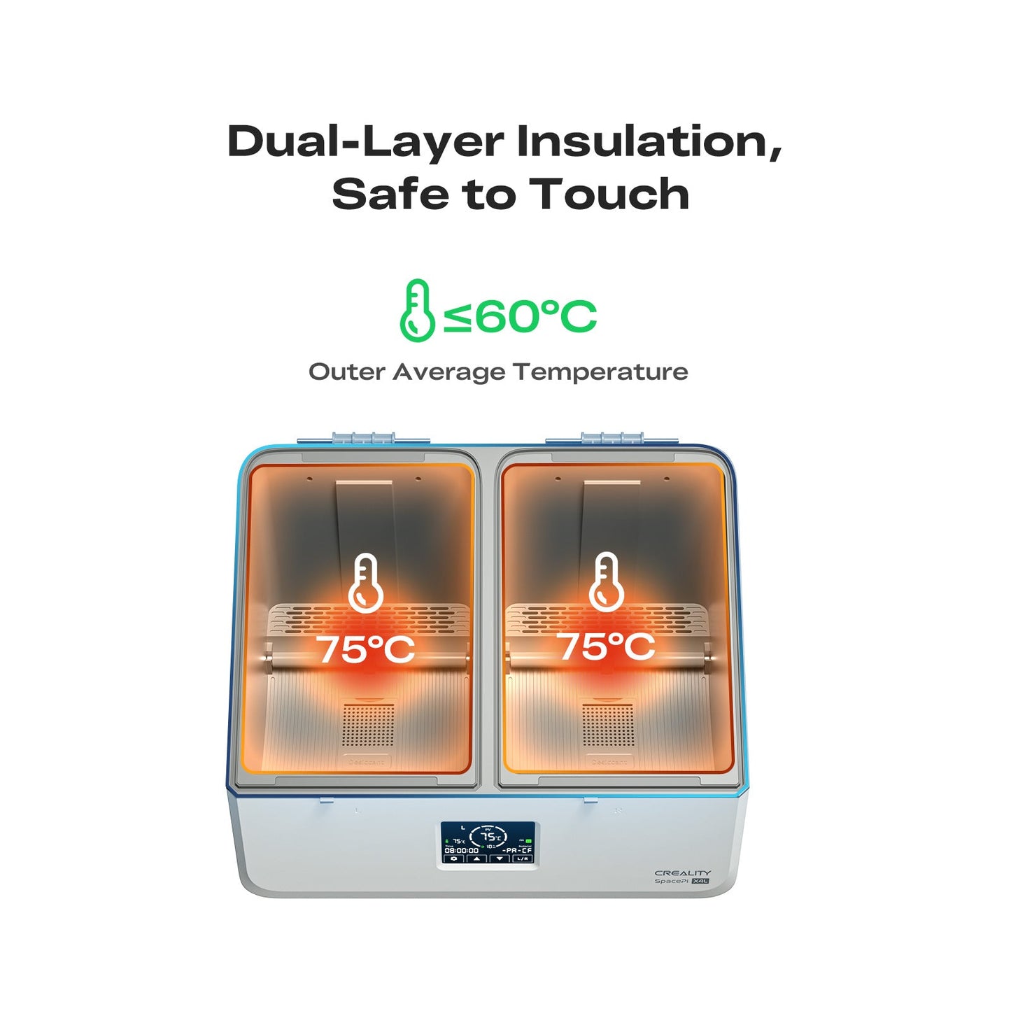 Creality SpacePi X4L Filament Dryer | 4-Spool Multi-Color Drying