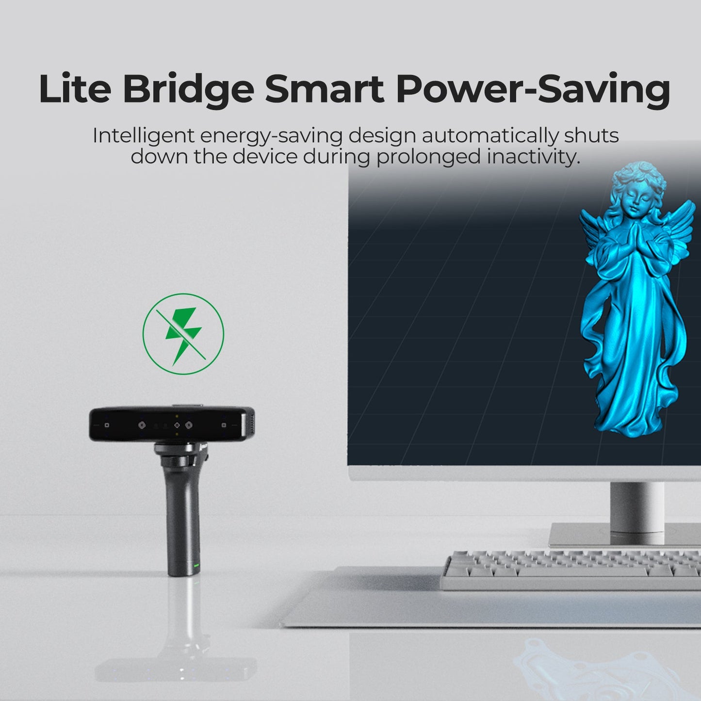 Creality Otter Lite / Otter Basic 3D Scanner – Portable Full-Color Scanner with 0.05 mm Accuracy (20–2000 mm Range)