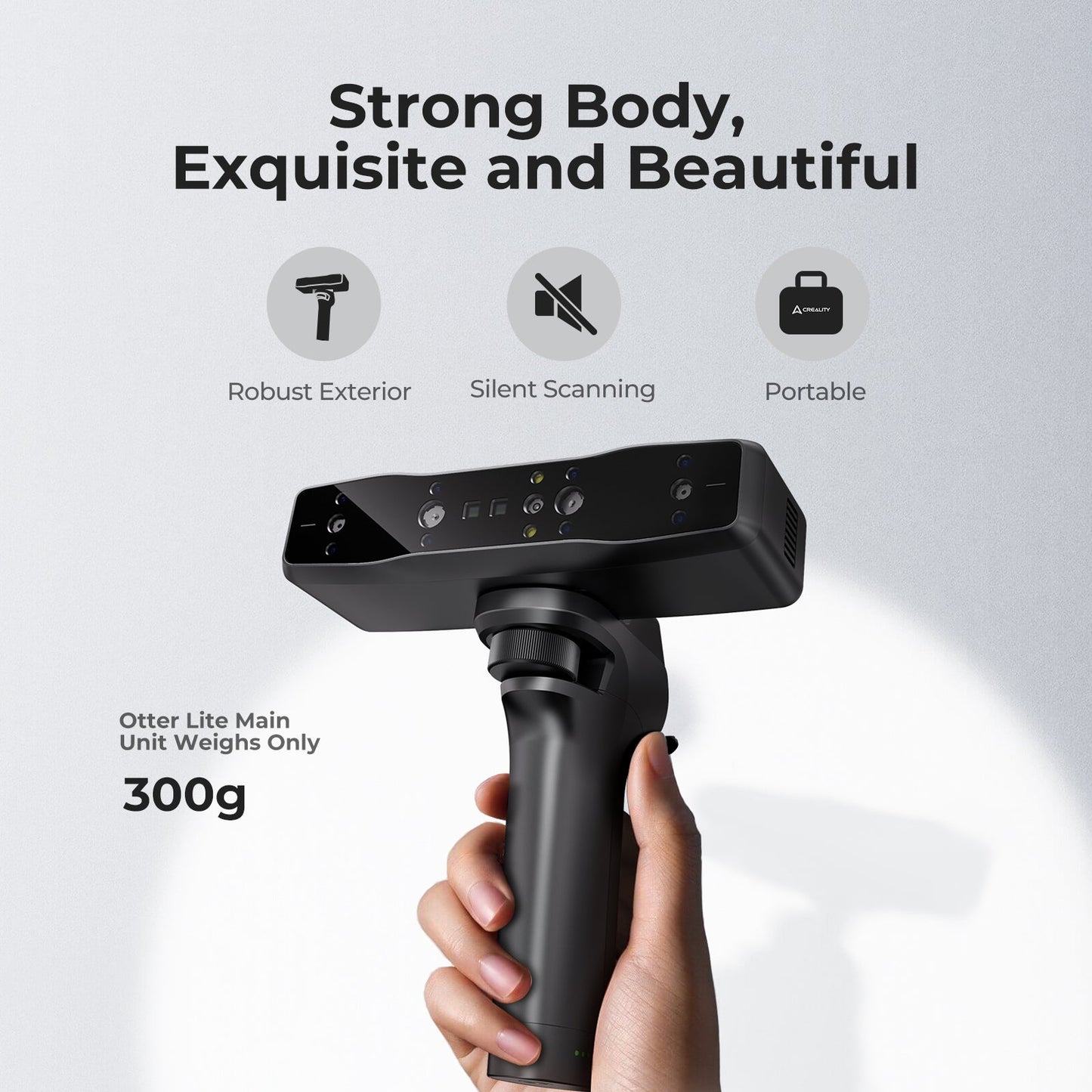 Creality Otter Lite / Otter Basic 3D Scanner – Portable Full-Color Scanner with 0.05 mm Accuracy (20–2000 mm Range)