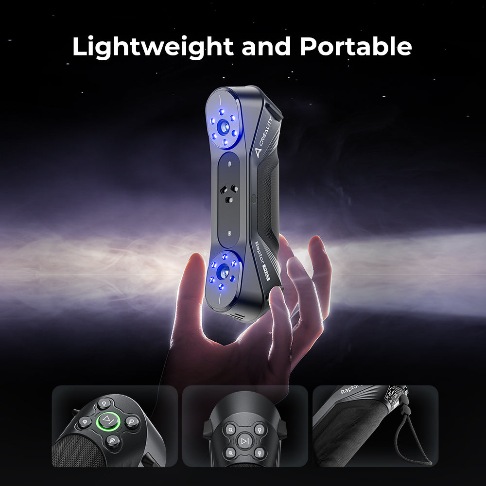 Creality Raptor Pro 3D Scanner – High-Speed Laser + NIR System for Medium & Large Objects
