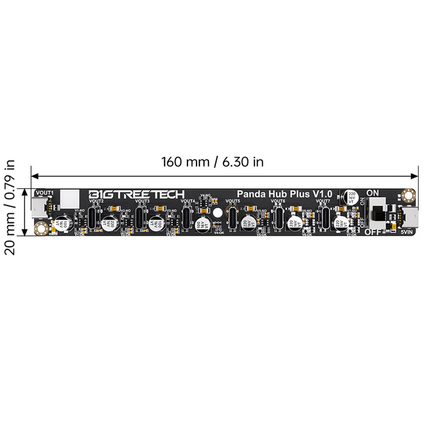 BIGTREETECH Panda Hub Series USB & Type-C Expansion for Bambu Lab P1S / P1P
