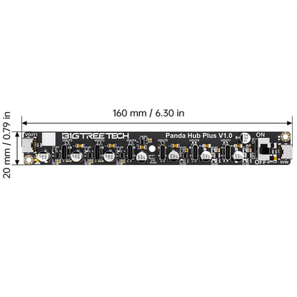 BIGTREETECH Panda Hub Series USB & Type-C Expansion for Bambu Lab P1S / P1P