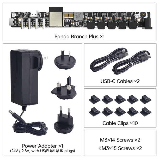Box Content Panda Branch Plus
