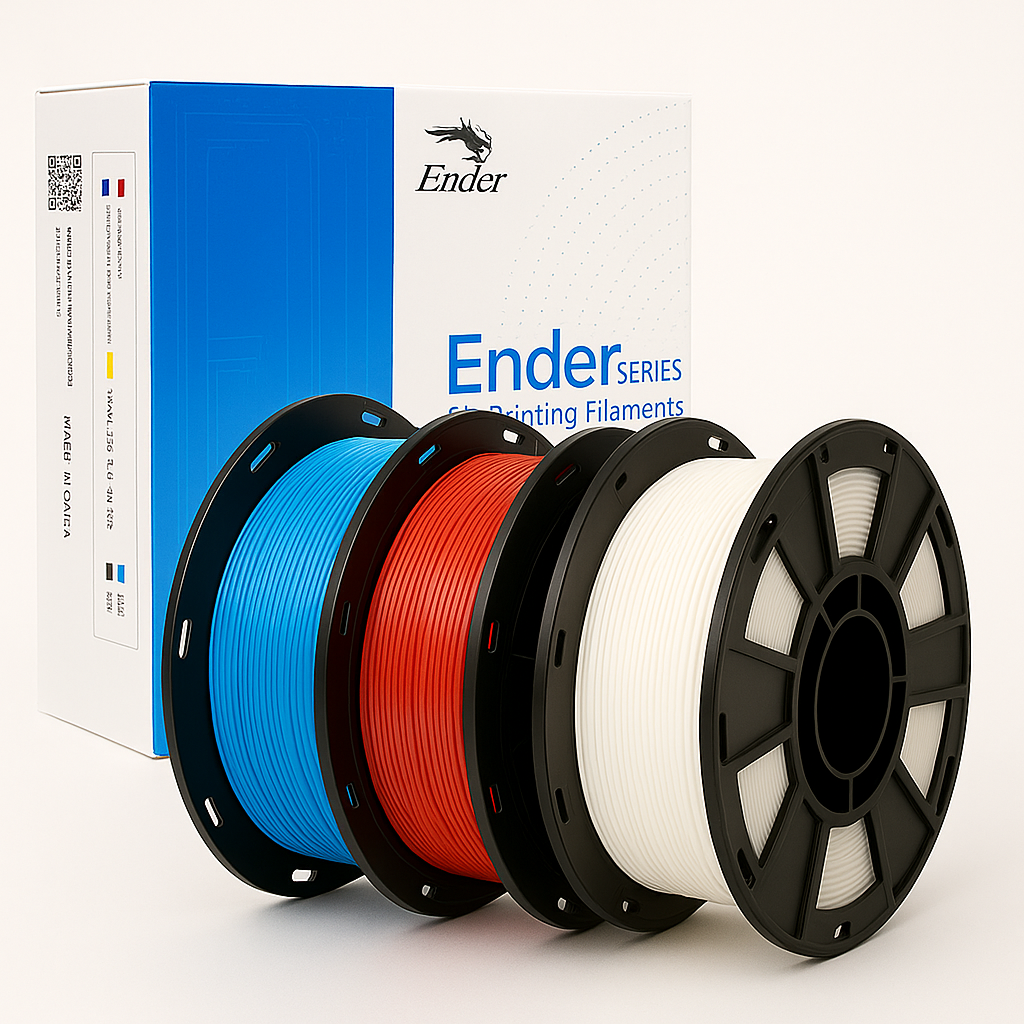 Creality Ender PLA Filament 3kg – Independence Day Bundle (Red, White & Blue)