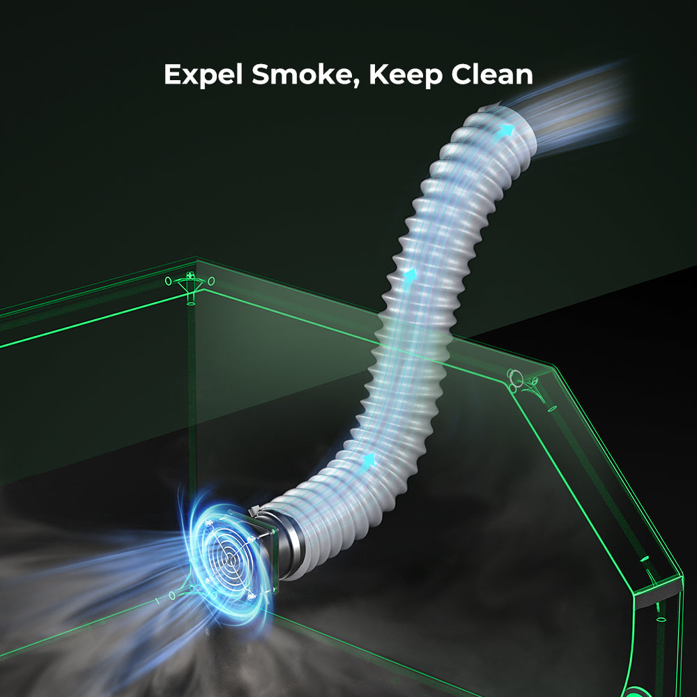 Creality Protective Cover for Laser Engraver – Enclosed Smoke & Dust Isolation