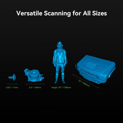 Creality CR-Scan Raptor 3D Scanner – Precision Hybrid Laser for All Object Sizes