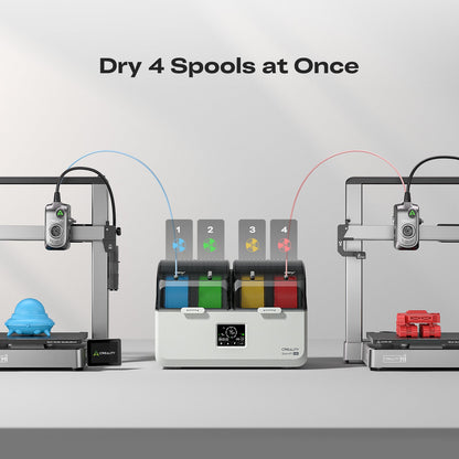 Creality SpacePi X4L Filament Dryer | 4-Spool Multi-Color Drying