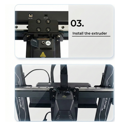 MGN12 Linear Guide Rail X-Axis Conversion Kit for Elegoo Neptune 3/4