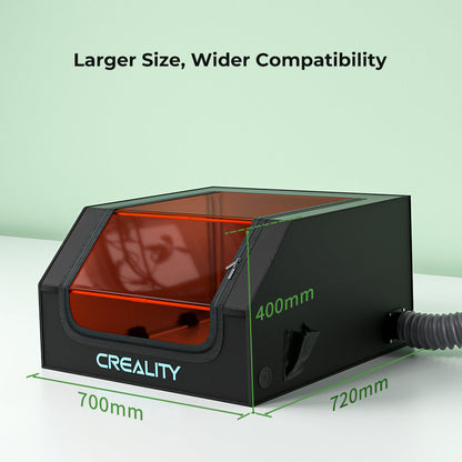 Creality Protective Cover for Laser Engraver – Enclosed Smoke & Dust Isolation