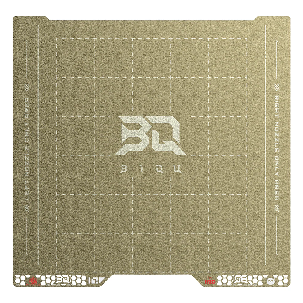 BIQU PyroGrip Double-Sided PEI Grid Build Plate 346x355mm for Bambu Lab H2D / H2S