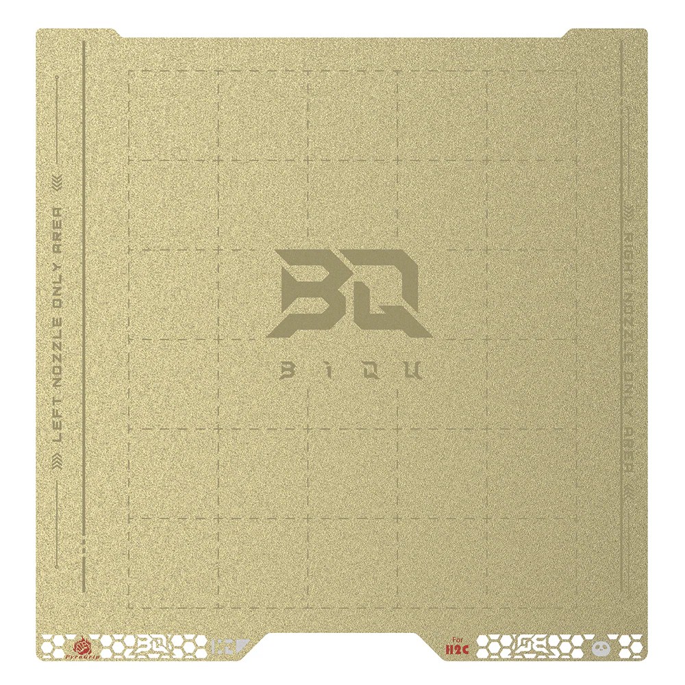 BIQU PyroGrip Double-Sided PEI Grid Build Plate 346x355mm for Bambu Lab H2D / H2S / H2C