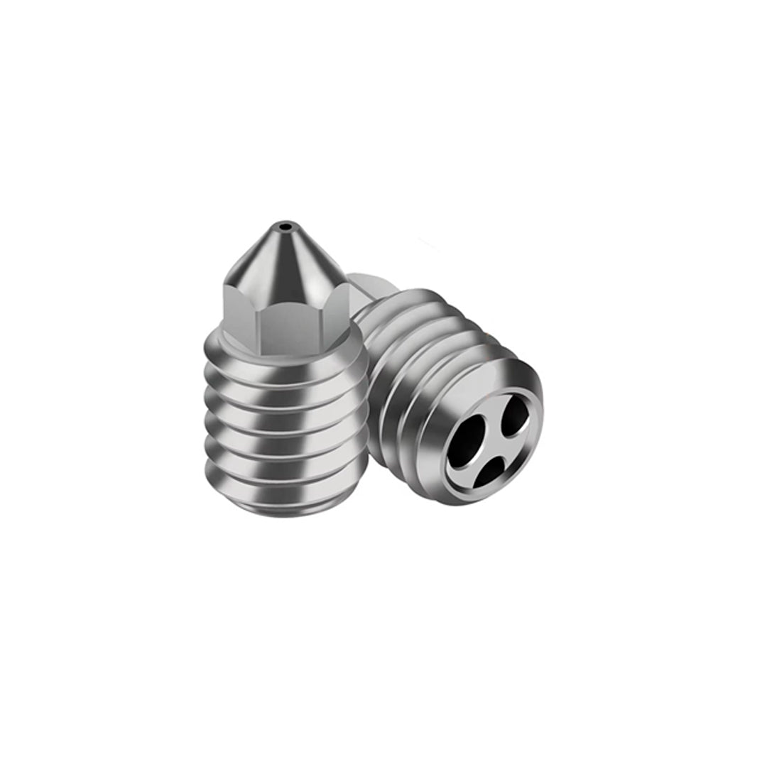 Copper‑Plated CHT 0.4 Nozzle for Bambu Lab