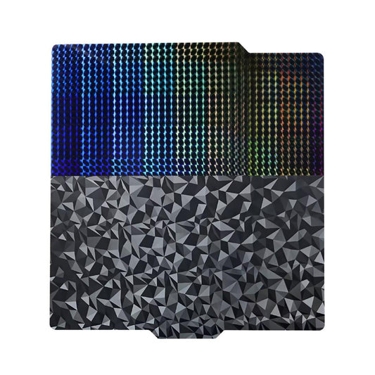 257×257mm Double-Sided Build Plate – Phantom H1H + Diamond PEO Textured Spring Steel for Bambu Lab X1C/P1P/A1 Series