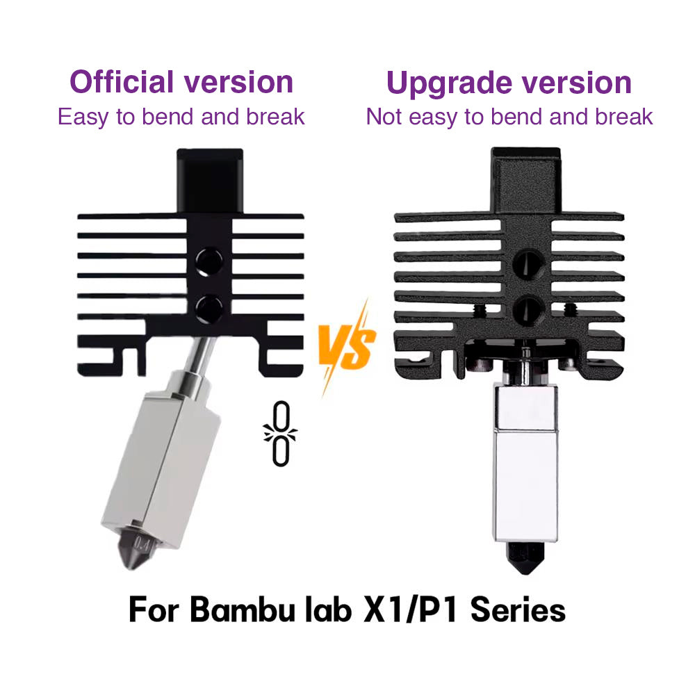 TZ-2.0 Red Hotend for Bambu Lab X1 Series